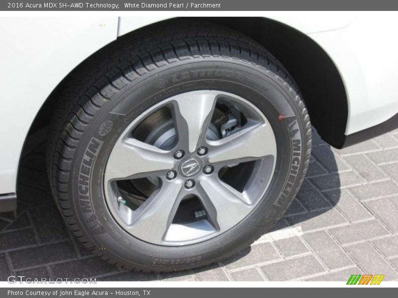 White Diamond Pearl / Parchment 2016 Acura MDX SH-AWD Technology