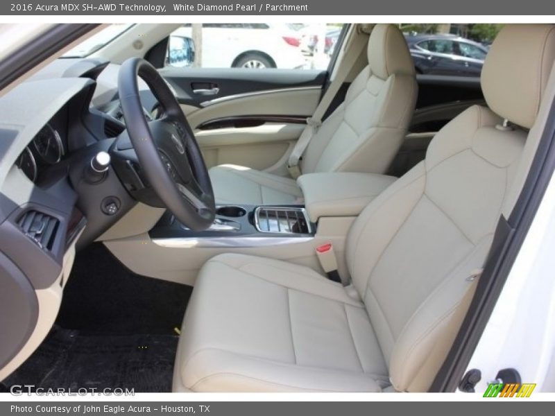 White Diamond Pearl / Parchment 2016 Acura MDX SH-AWD Technology