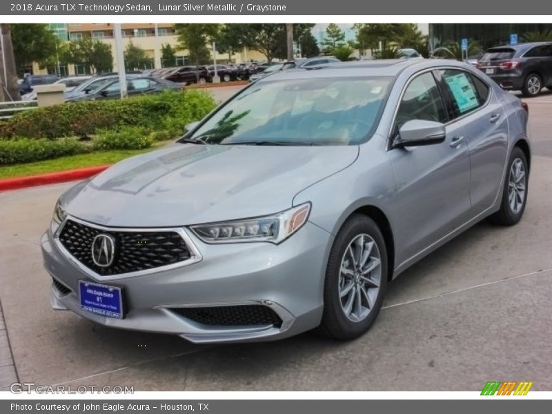 Lunar Silver Metallic / Graystone 2018 Acura TLX Technology Sedan