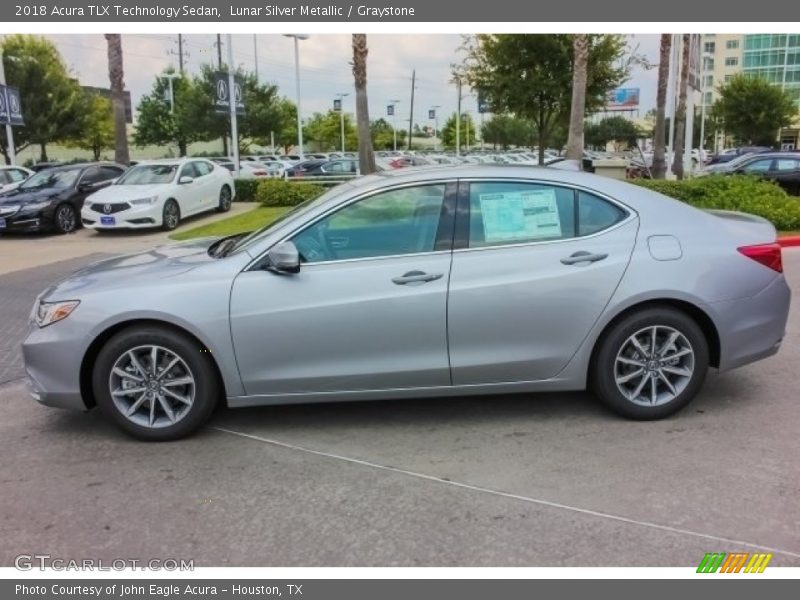 Lunar Silver Metallic / Graystone 2018 Acura TLX Technology Sedan