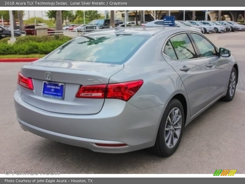 Lunar Silver Metallic / Graystone 2018 Acura TLX Technology Sedan