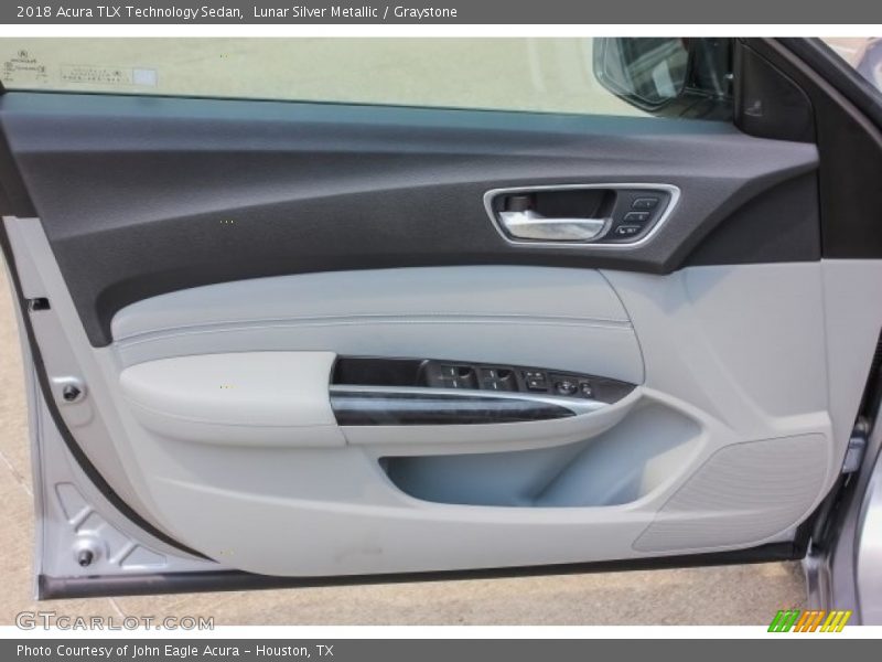 Lunar Silver Metallic / Graystone 2018 Acura TLX Technology Sedan