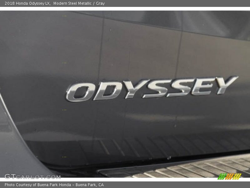 Modern Steel Metallic / Gray 2018 Honda Odyssey LX