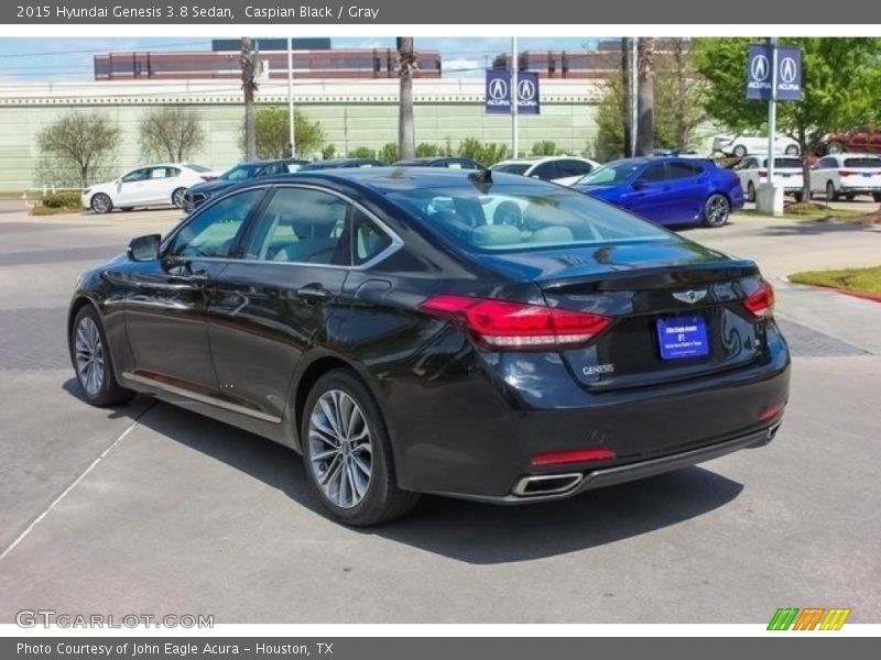 Caspian Black / Gray 2015 Hyundai Genesis 3.8 Sedan
