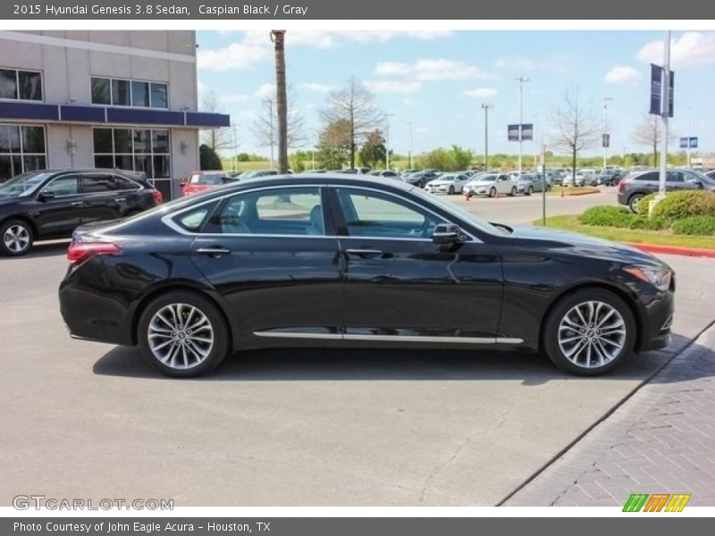 Caspian Black / Gray 2015 Hyundai Genesis 3.8 Sedan