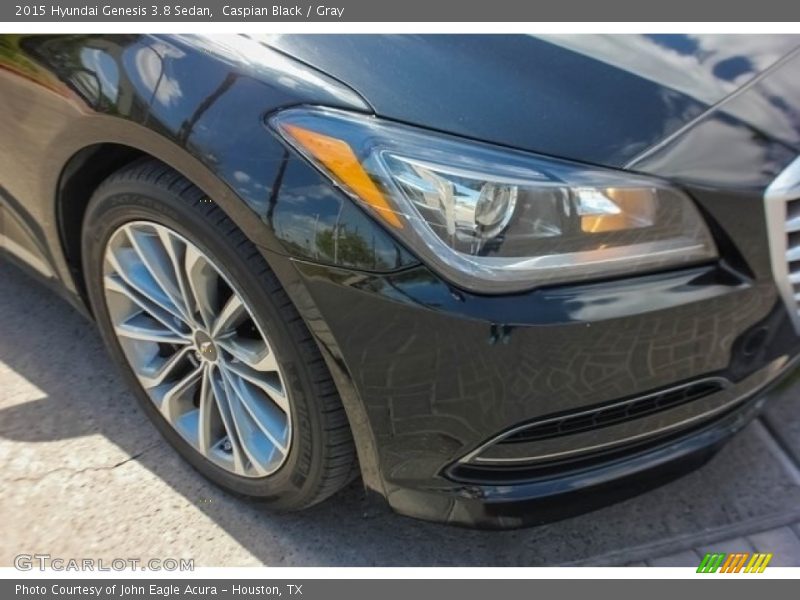 Caspian Black / Gray 2015 Hyundai Genesis 3.8 Sedan