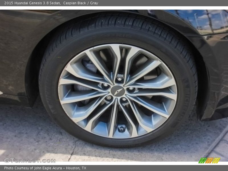 Caspian Black / Gray 2015 Hyundai Genesis 3.8 Sedan