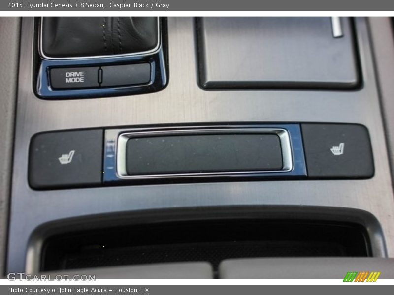 Caspian Black / Gray 2015 Hyundai Genesis 3.8 Sedan