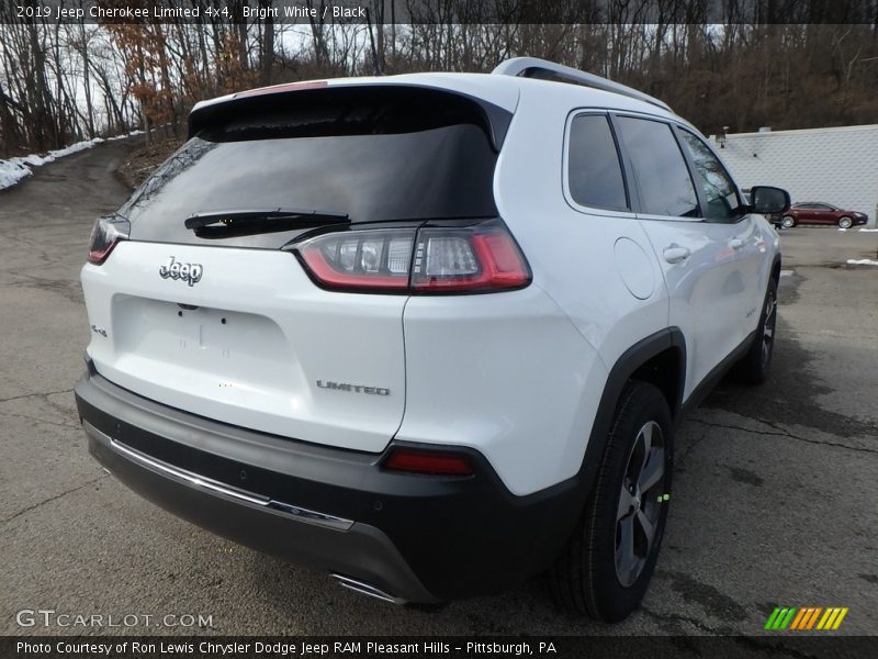 Bright White / Black 2019 Jeep Cherokee Limited 4x4