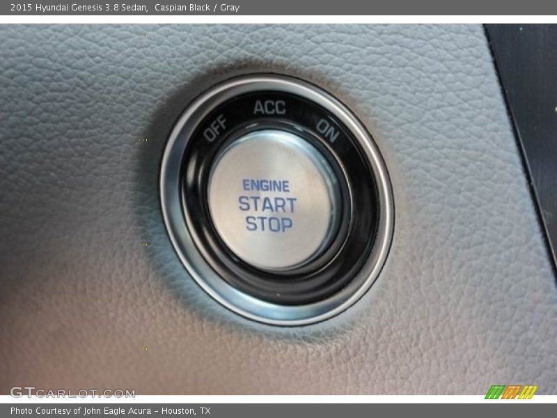 Caspian Black / Gray 2015 Hyundai Genesis 3.8 Sedan