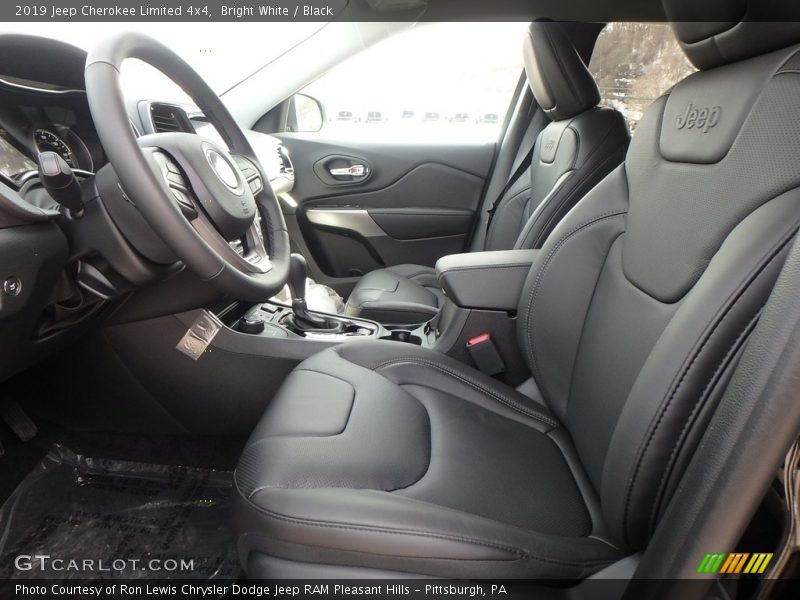 Bright White / Black 2019 Jeep Cherokee Limited 4x4