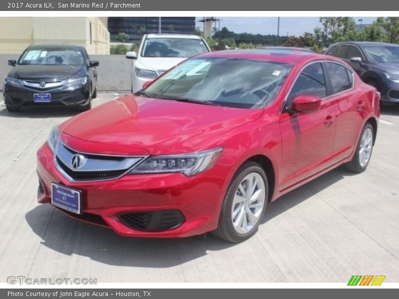 San Marino Red / Parchment 2017 Acura ILX