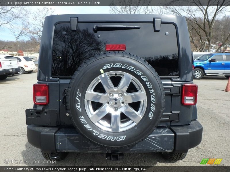 Rhino / Black 2018 Jeep Wrangler Unlimited Sahara 4x4