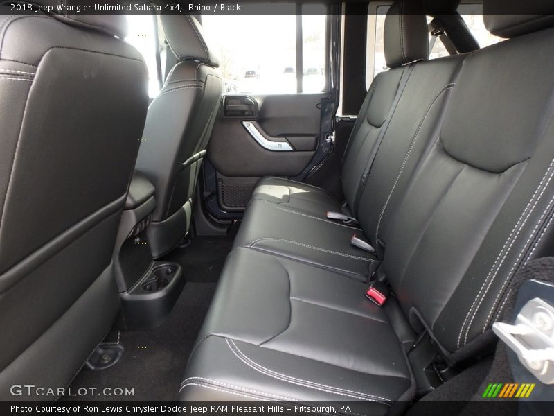 Rhino / Black 2018 Jeep Wrangler Unlimited Sahara 4x4