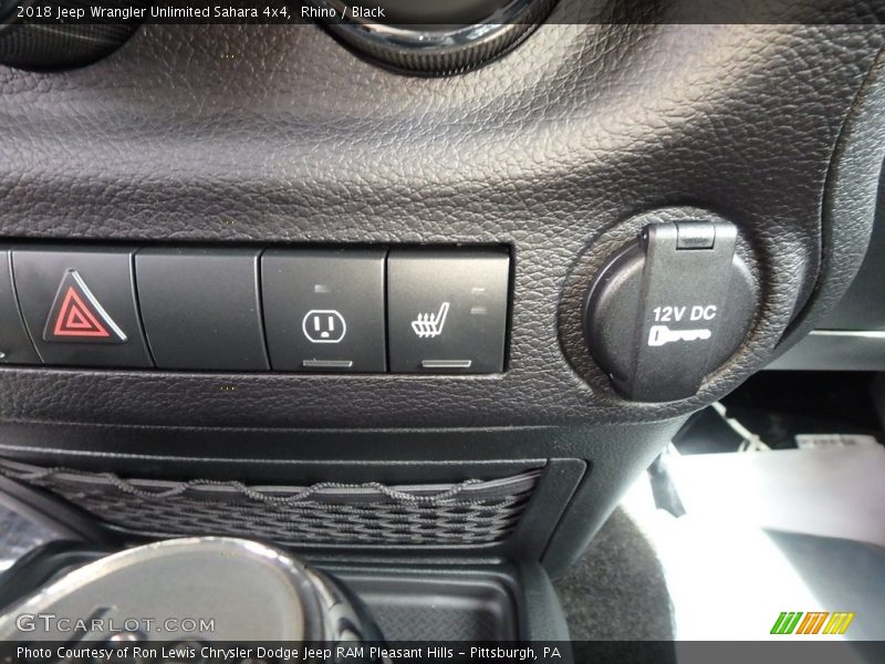 Rhino / Black 2018 Jeep Wrangler Unlimited Sahara 4x4