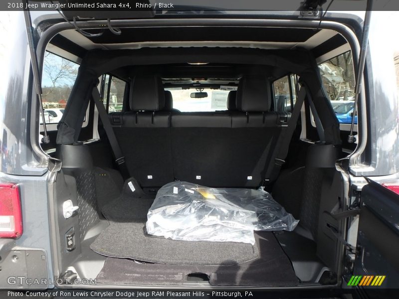 Rhino / Black 2018 Jeep Wrangler Unlimited Sahara 4x4