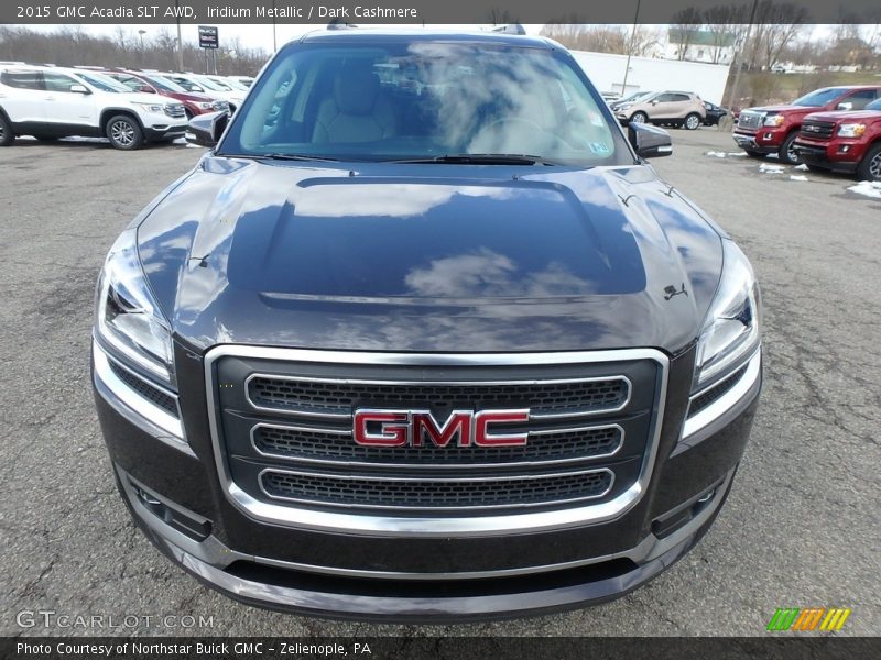 Iridium Metallic / Dark Cashmere 2015 GMC Acadia SLT AWD