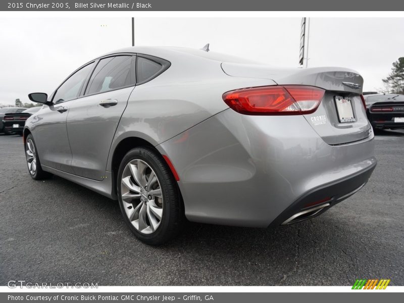 Billet Silver Metallic / Black 2015 Chrysler 200 S