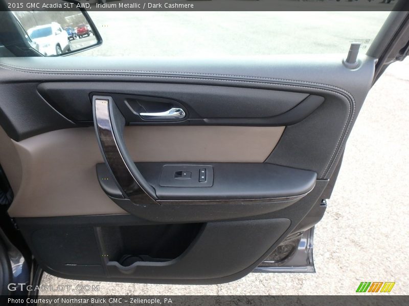 Iridium Metallic / Dark Cashmere 2015 GMC Acadia SLT AWD