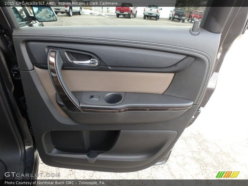 Iridium Metallic / Dark Cashmere 2015 GMC Acadia SLT AWD