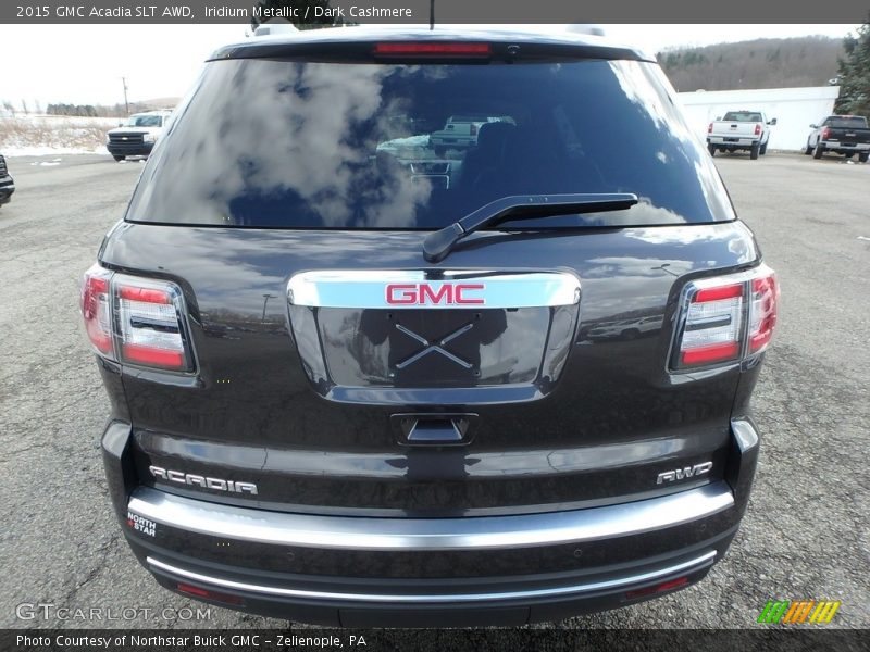 Iridium Metallic / Dark Cashmere 2015 GMC Acadia SLT AWD