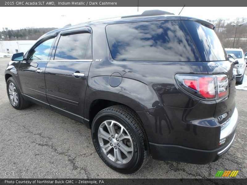 Iridium Metallic / Dark Cashmere 2015 GMC Acadia SLT AWD