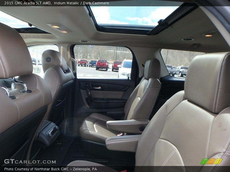 Iridium Metallic / Dark Cashmere 2015 GMC Acadia SLT AWD