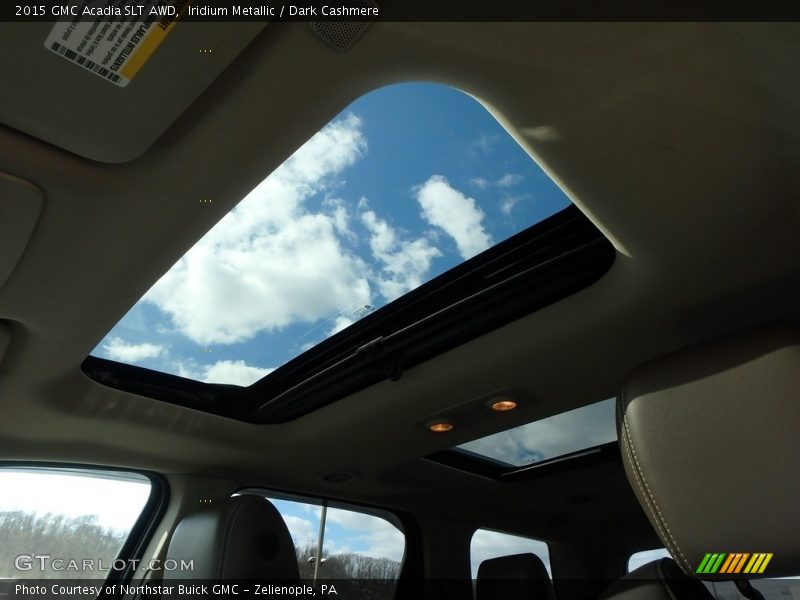 Iridium Metallic / Dark Cashmere 2015 GMC Acadia SLT AWD
