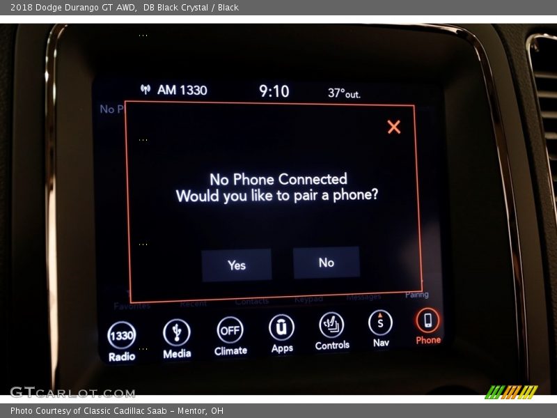 DB Black Crystal / Black 2018 Dodge Durango GT AWD