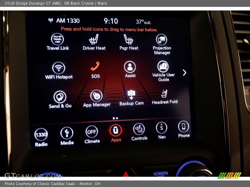 DB Black Crystal / Black 2018 Dodge Durango GT AWD