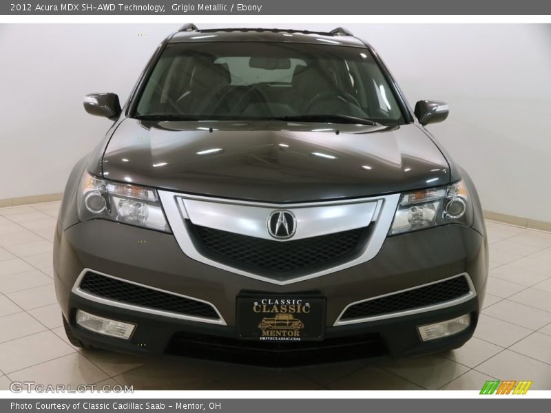 Grigio Metallic / Ebony 2012 Acura MDX SH-AWD Technology