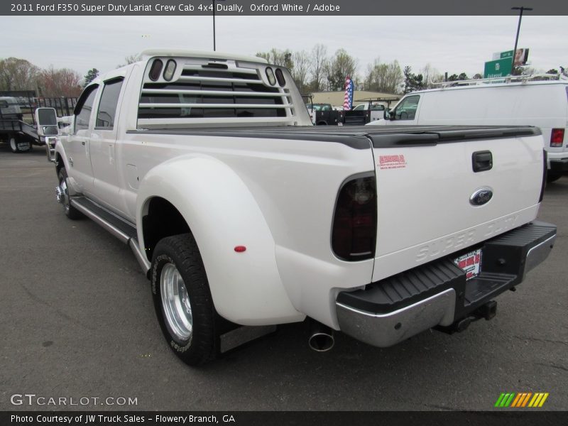 Oxford White / Adobe 2011 Ford F350 Super Duty Lariat Crew Cab 4x4 Dually