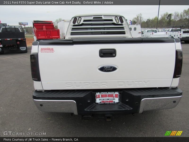 Oxford White / Adobe 2011 Ford F350 Super Duty Lariat Crew Cab 4x4 Dually