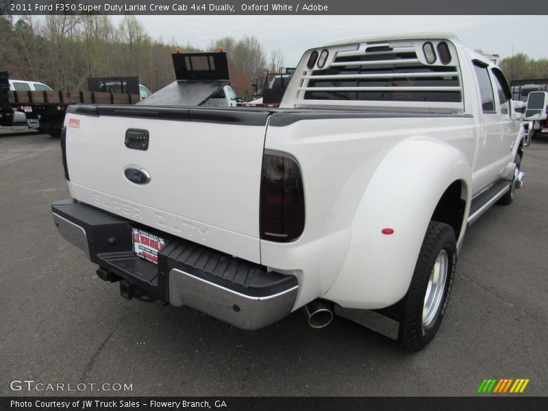 Oxford White / Adobe 2011 Ford F350 Super Duty Lariat Crew Cab 4x4 Dually