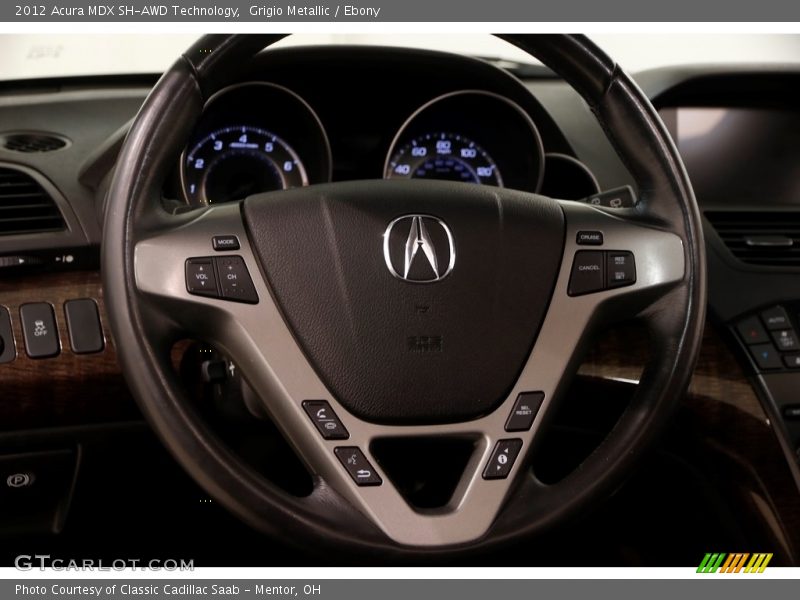 Grigio Metallic / Ebony 2012 Acura MDX SH-AWD Technology