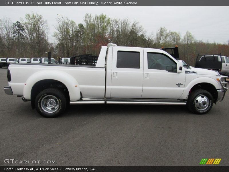 Oxford White / Adobe 2011 Ford F350 Super Duty Lariat Crew Cab 4x4 Dually