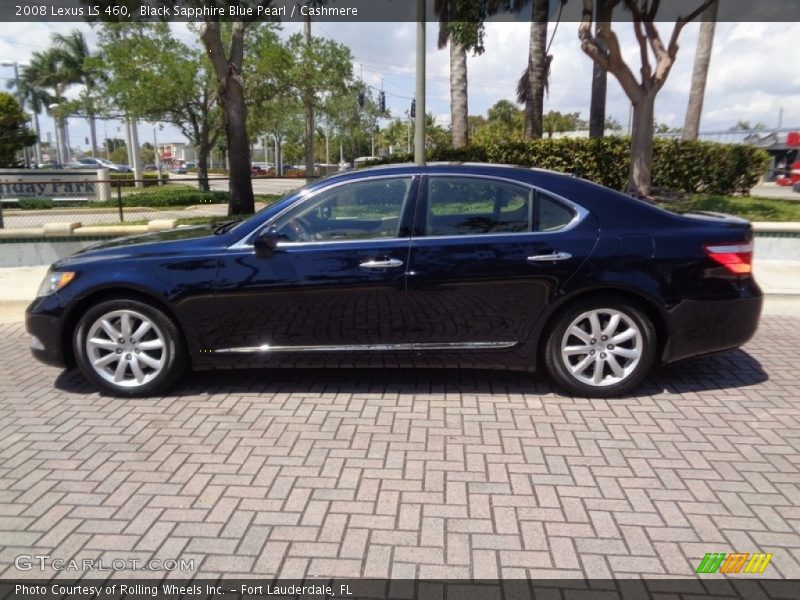 Black Sapphire Blue Pearl / Cashmere 2008 Lexus LS 460