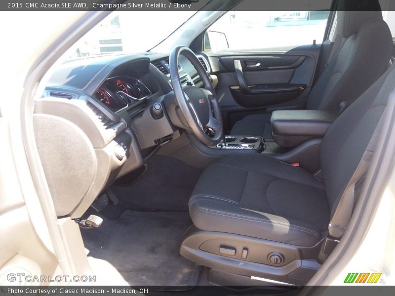 Champagne Silver Metallic / Ebony 2015 GMC Acadia SLE AWD