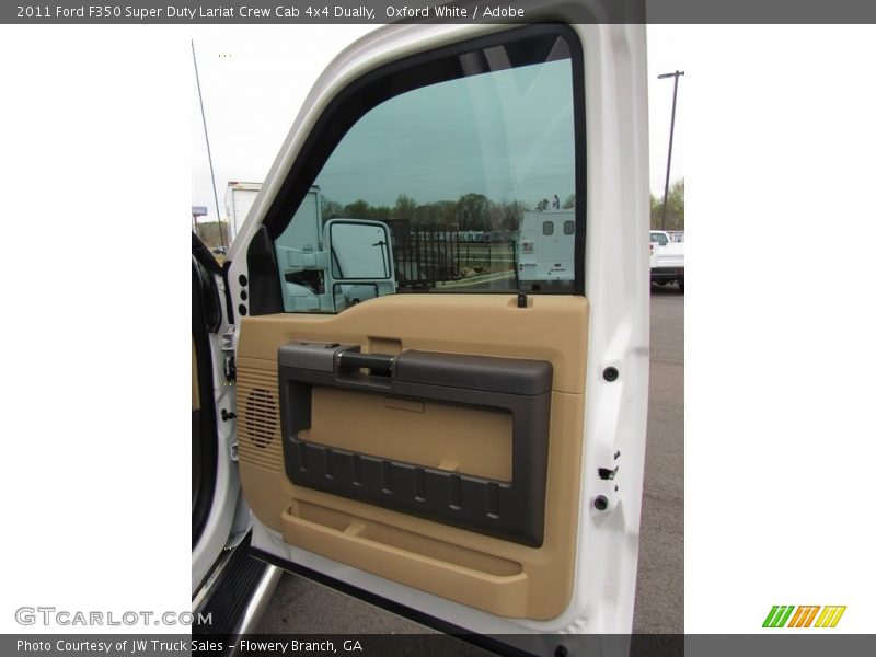 Oxford White / Adobe 2011 Ford F350 Super Duty Lariat Crew Cab 4x4 Dually