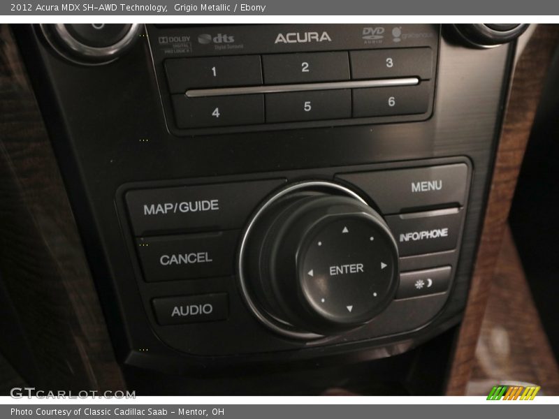 Grigio Metallic / Ebony 2012 Acura MDX SH-AWD Technology
