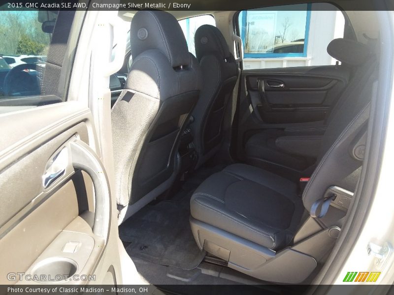 Champagne Silver Metallic / Ebony 2015 GMC Acadia SLE AWD