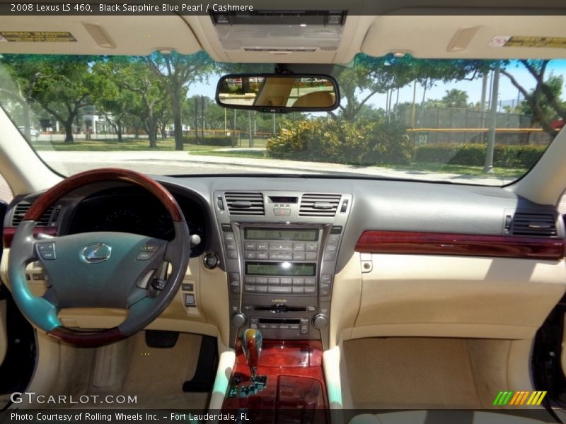 Black Sapphire Blue Pearl / Cashmere 2008 Lexus LS 460