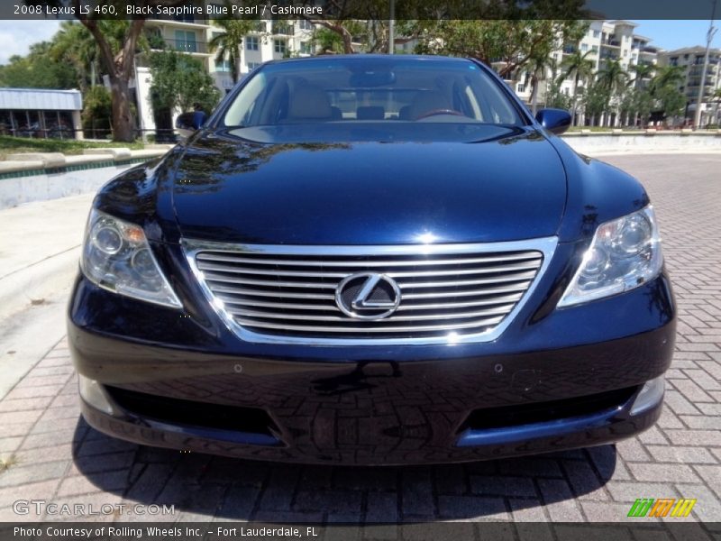 Black Sapphire Blue Pearl / Cashmere 2008 Lexus LS 460