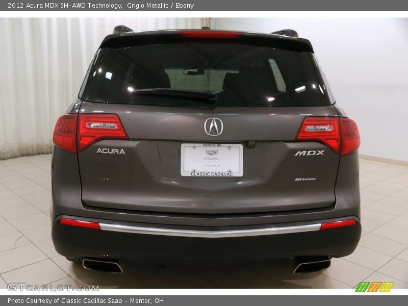 Grigio Metallic / Ebony 2012 Acura MDX SH-AWD Technology