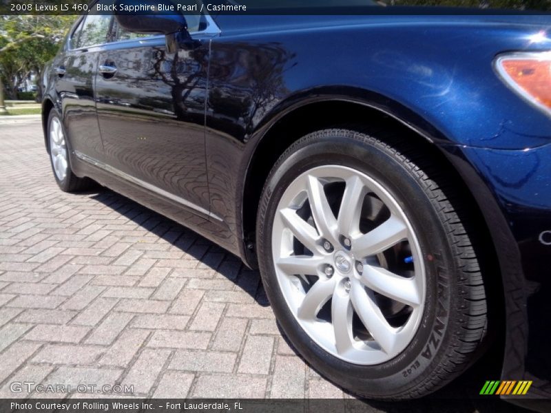 Black Sapphire Blue Pearl / Cashmere 2008 Lexus LS 460