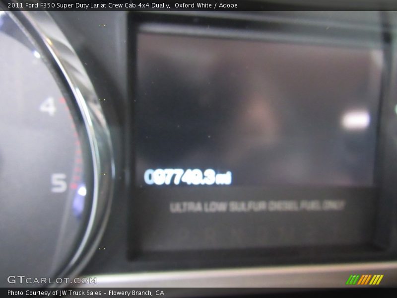 Oxford White / Adobe 2011 Ford F350 Super Duty Lariat Crew Cab 4x4 Dually
