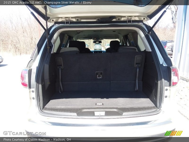 Champagne Silver Metallic / Ebony 2015 GMC Acadia SLE AWD