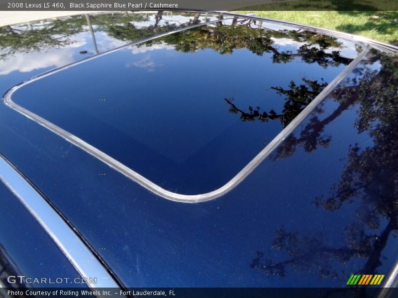 Black Sapphire Blue Pearl / Cashmere 2008 Lexus LS 460