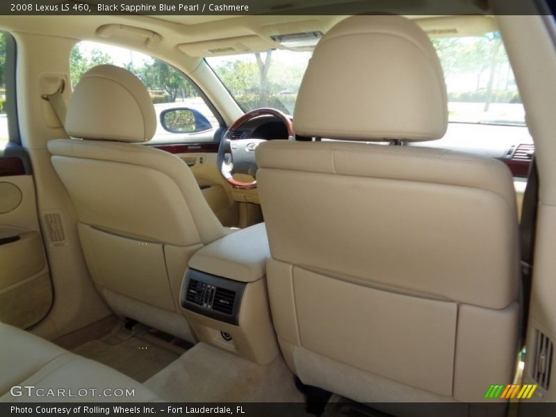 Black Sapphire Blue Pearl / Cashmere 2008 Lexus LS 460