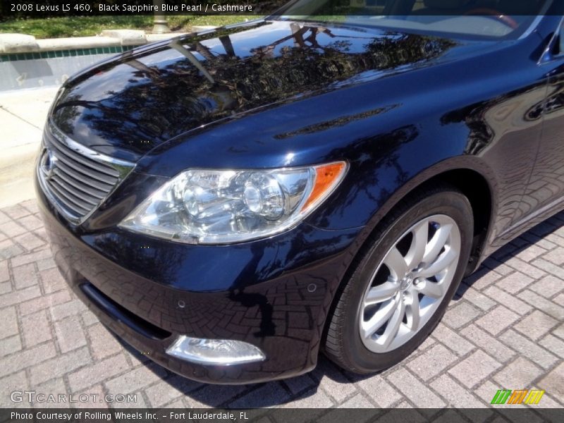 Black Sapphire Blue Pearl / Cashmere 2008 Lexus LS 460